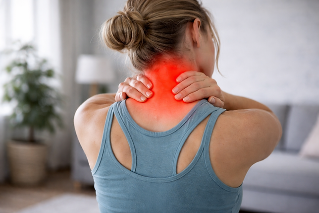 Neck shoulder pain female.png