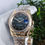 Thumbnail: Seiko Rose Gold Green DateJust Watch - 36mm / 39mm - Custom NH35 Automatic