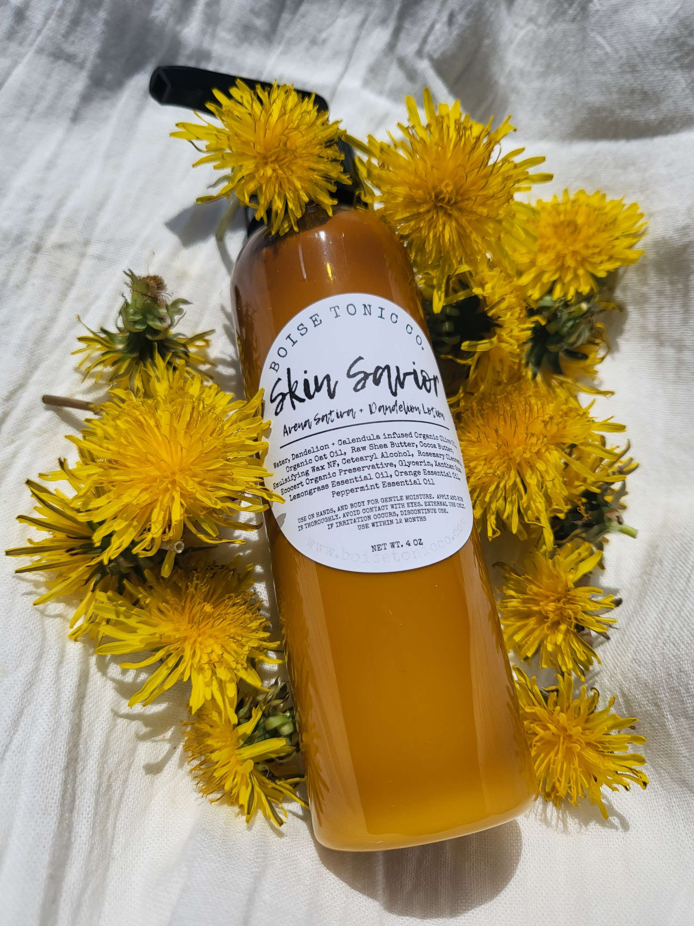 Skin Savior: Avena Sativa + Dandelion Lotion 