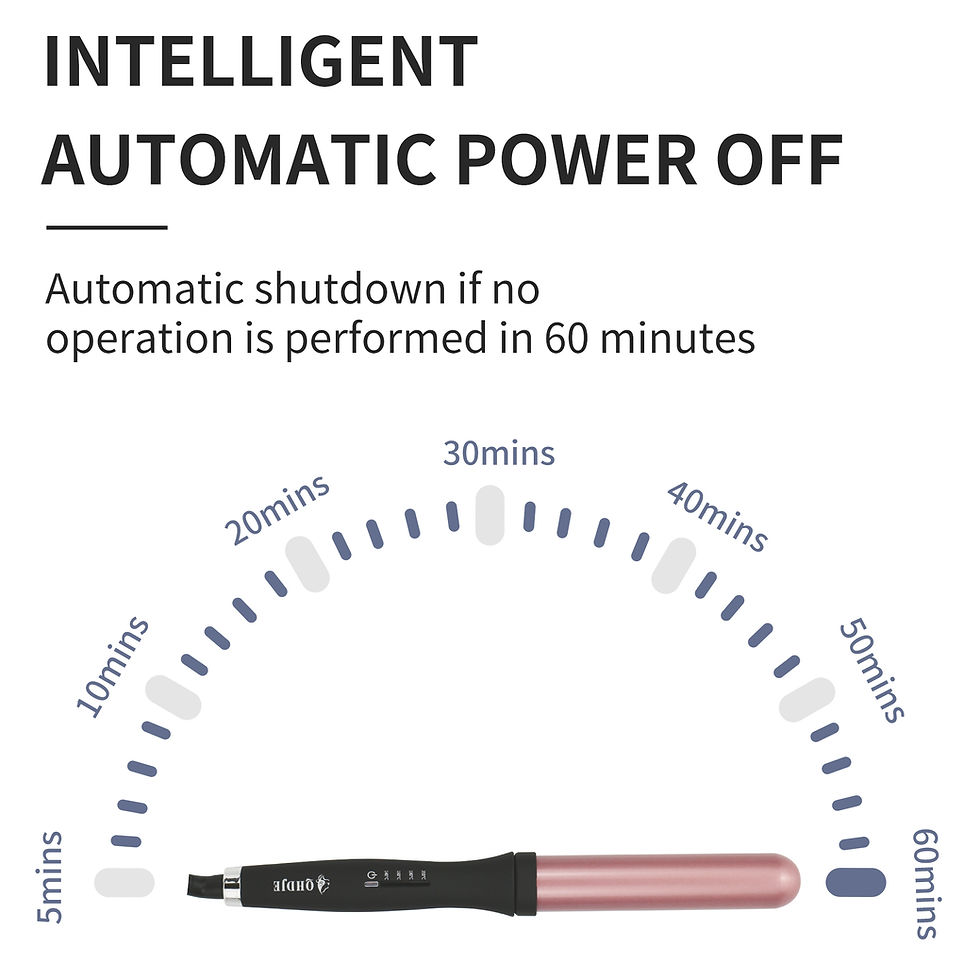 Miniatura: Hair curler QHDJE 32mm Black
