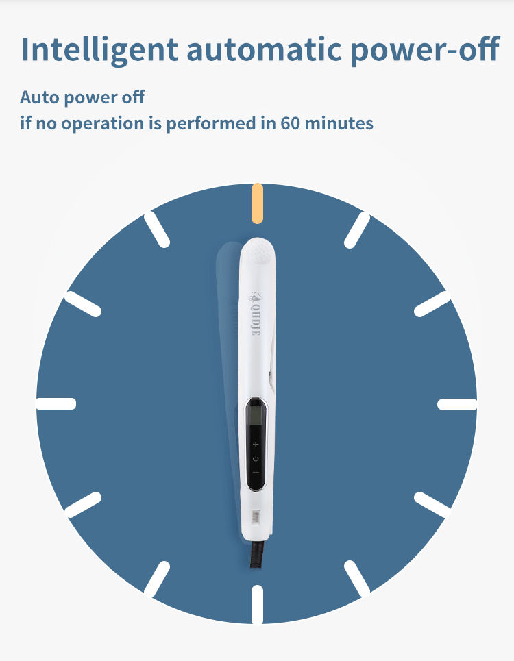 الصورة المصغرة: Two in one twist hair straightener, with negative ions -QHD-0029ZA