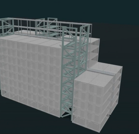 Steel modular system