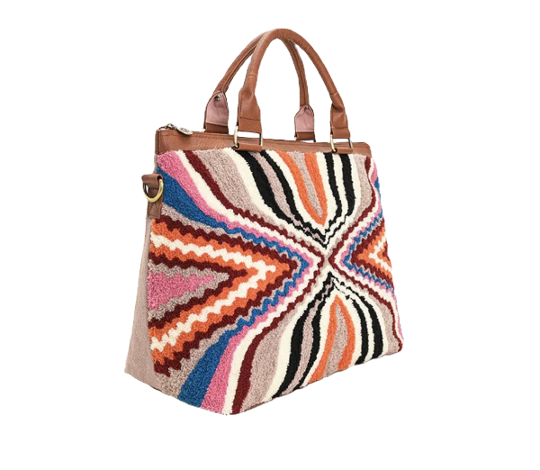The Soho Tan Tufted Tote