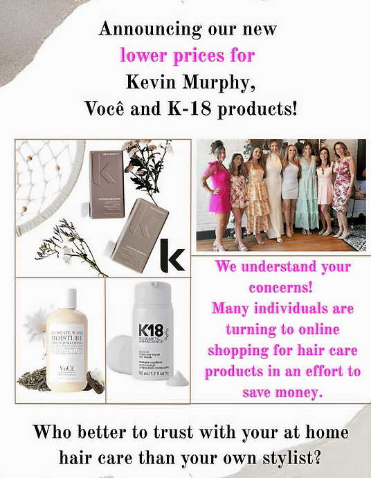 New lower take home hair care prices