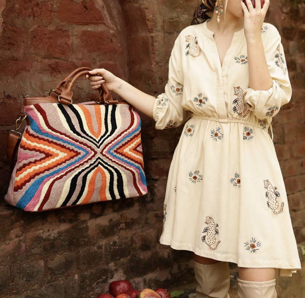 Thumbnail: The Soho Tan Tufted Tote