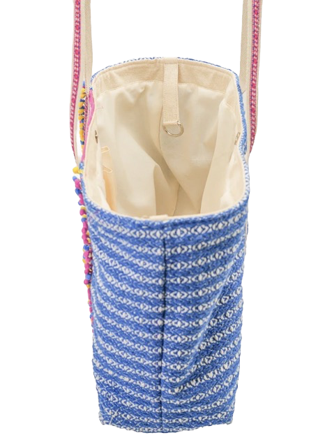 Thumbnail: Limoncello Dream Hand Beaded Oversized Tote