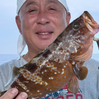 娘の釣りガールと青物調査