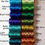 Thumbnail: Silk Thread Peacock Bangles - Set of 7