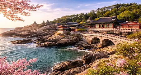Busan coastal view itinerary