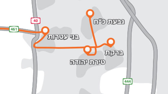 קווי קיץ - הקו הכתום > לראשון לציון, קניון ראשונים + חוף הים
