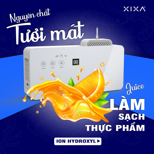 Sử dụng máy khử thực phẩm ion Xixa có tốt không ?
content media