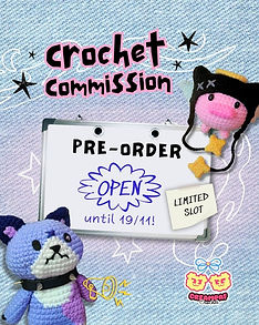 Creampaf Crochet pre-order notice