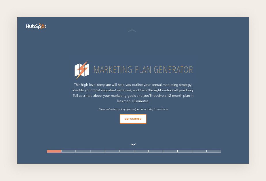Marketing plan example