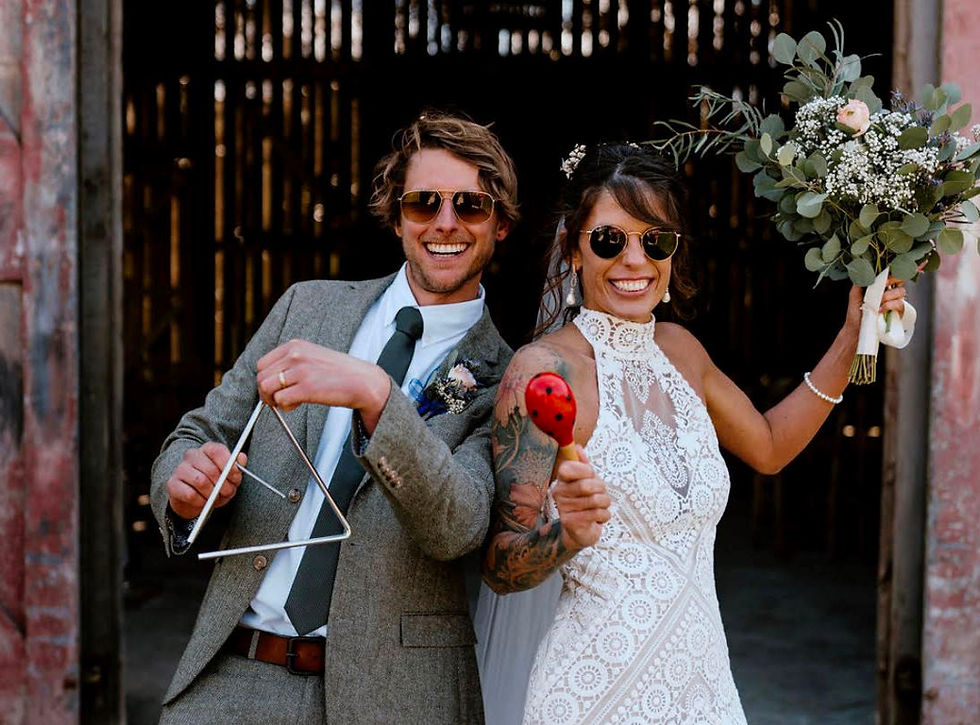 Nick and Nina get married by Celebrant in Cornwall