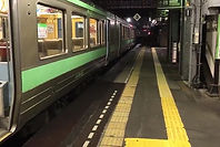 岩見沢駅到着