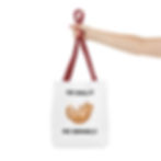 Thumbnail: NO BALLS, NO BRAWLS - Reusable Tote Bag