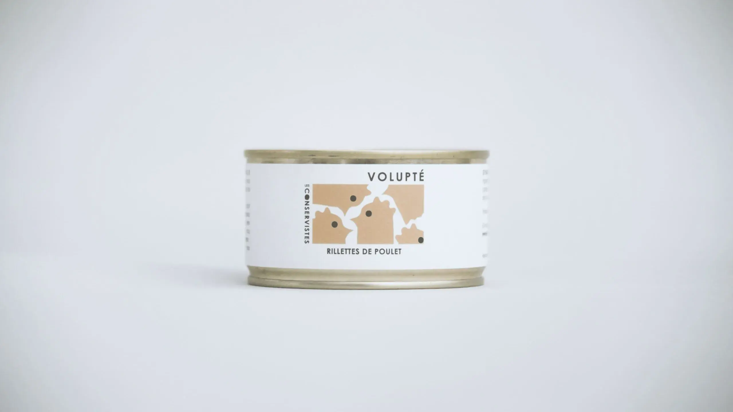LES CONSERVISTES - VOLUPTÉ - Chicken rillettes - 130g