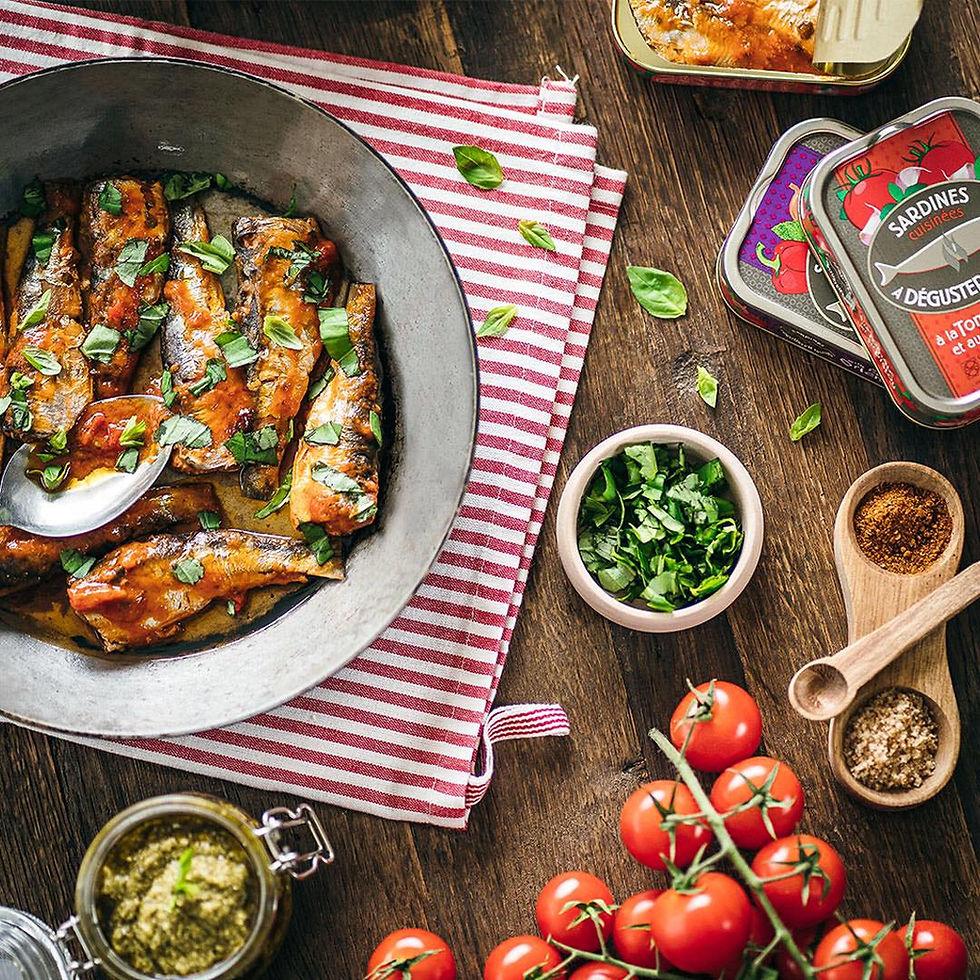 Thumbnail: LA BELLE ILOISE - Sardines with tomato and pistou - 115g