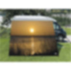 Sonnenuntergang Foto Wohnmobilmarkise