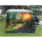 bedruckte Front für Store Camper