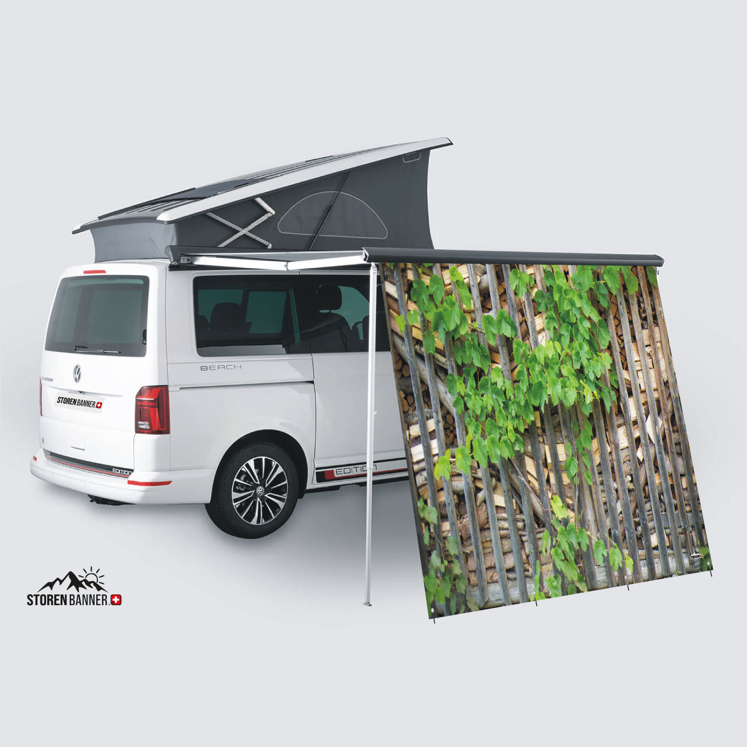 eigenes Motiv auf Banner für VW-California