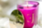 Thumbnail: Luxe edelsteen(geur)kaars met houten wiek – amethist knuffelkristallen