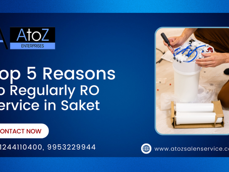 Top 5 Reasons to Regularly Service Your RO in Saket