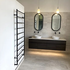 Completed modern bathroom renovation day-by-day Sydney result