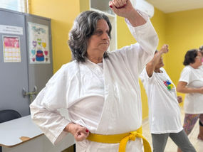 Atleta com deficiência visual vence barreiras no karatê adaptado
