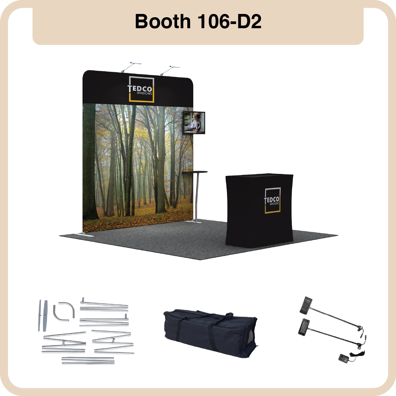 Tension Fabric Booth 106-D2