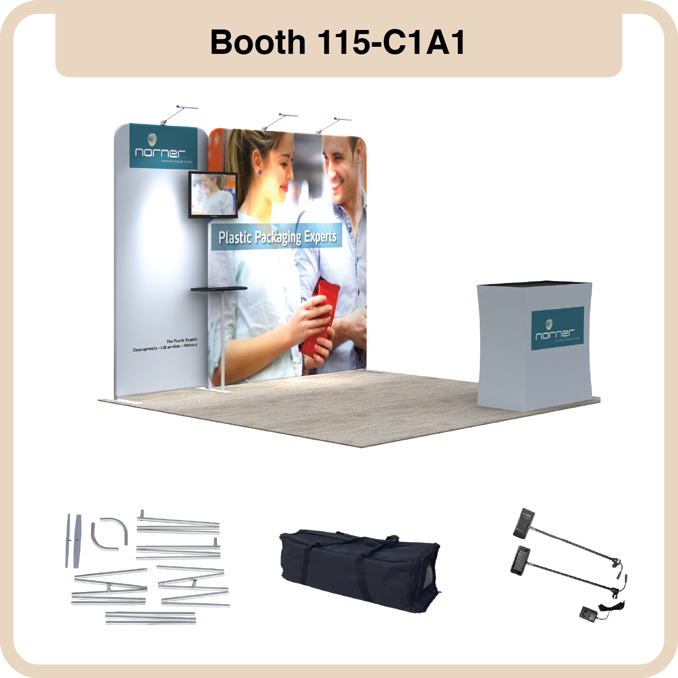 Tension Fabric Booth 115-C1A1