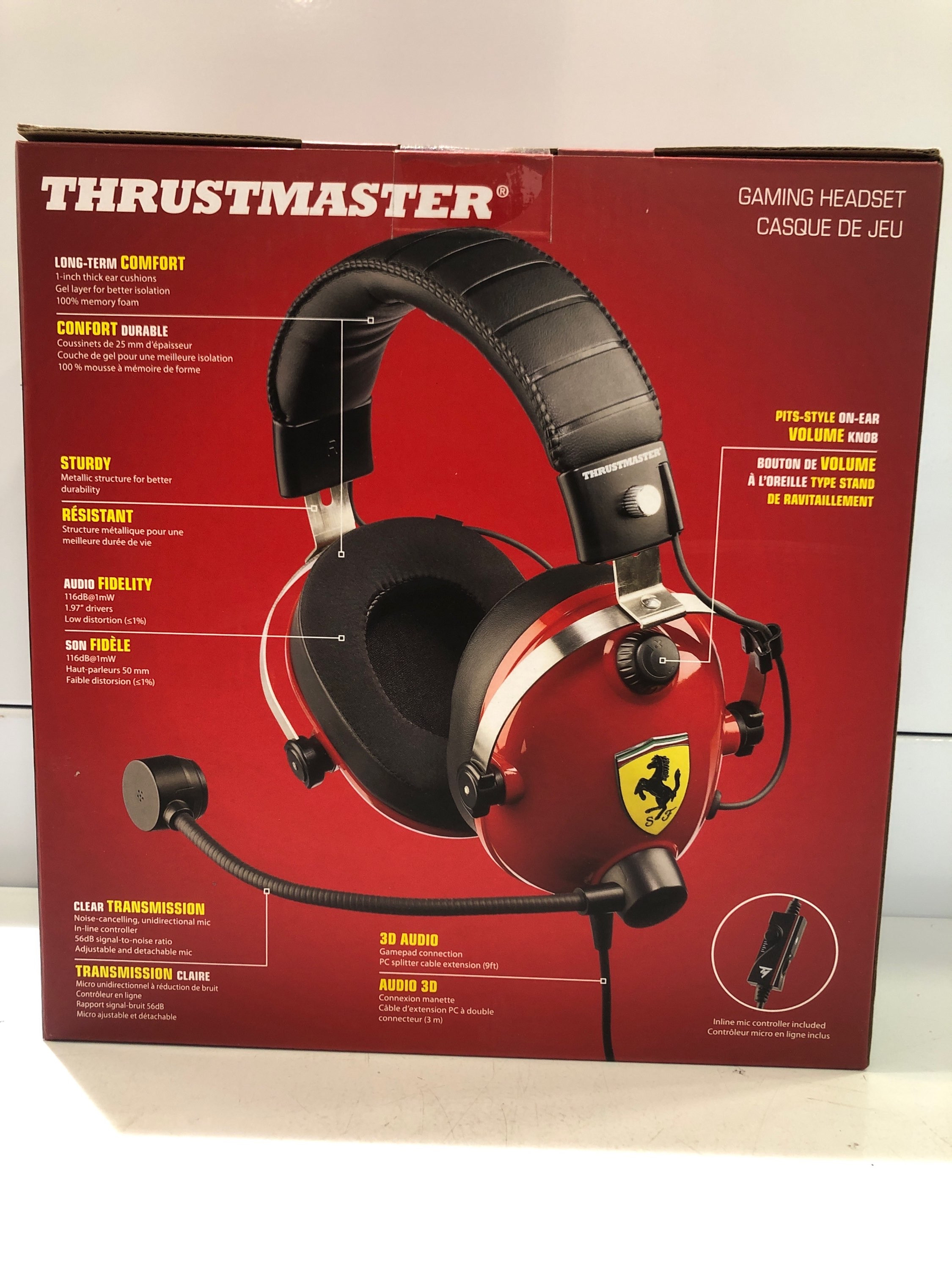 Cascos thrustmaster Ferrari — imagen 2