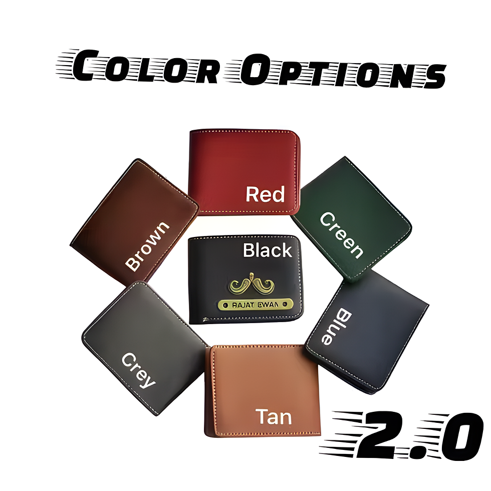 Thumbnail: Custom Engraved Name Wallet | Stylish Personalized Wallet for Men & Boys