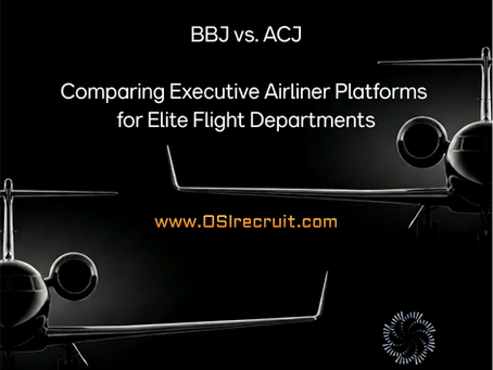 BBJ vs ACJ: Comparing Executive Airliner Platforms for Elite Flight Departments