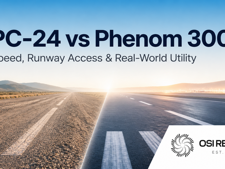 PC-24 vs. Phenom 300: Comparing Speed, Runway Access, and Real-World Utility