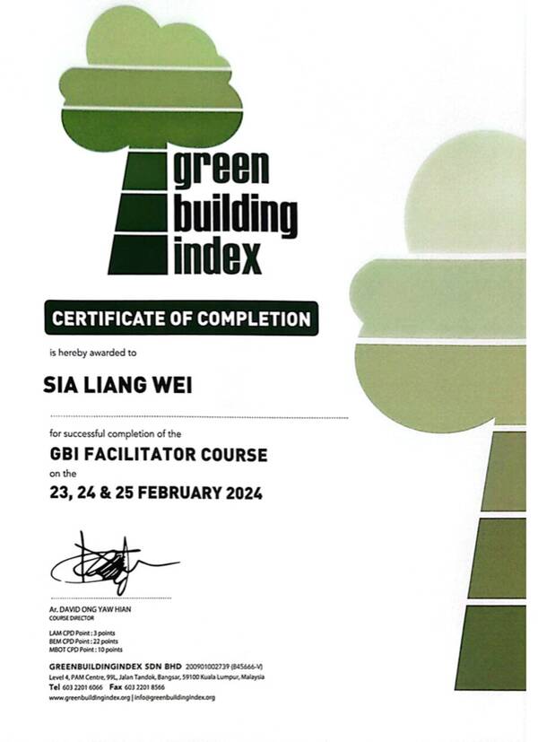 GBI Facilitator Course Certificate