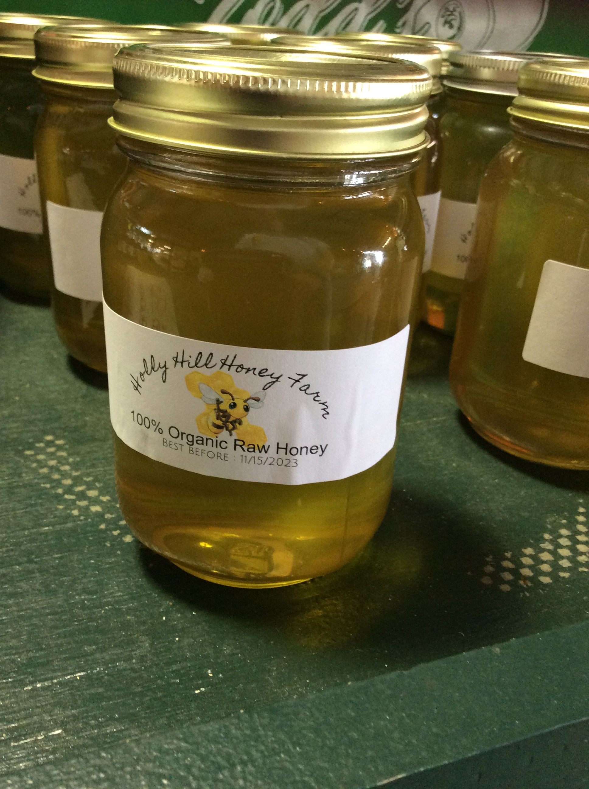 100% Organic Raw Local Honey