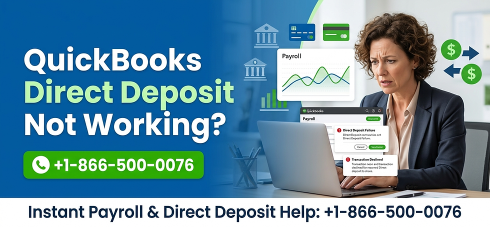 QuickBooks Direct Deposit Not Working? Here’s How to Fix It Fast (2026 Guide)