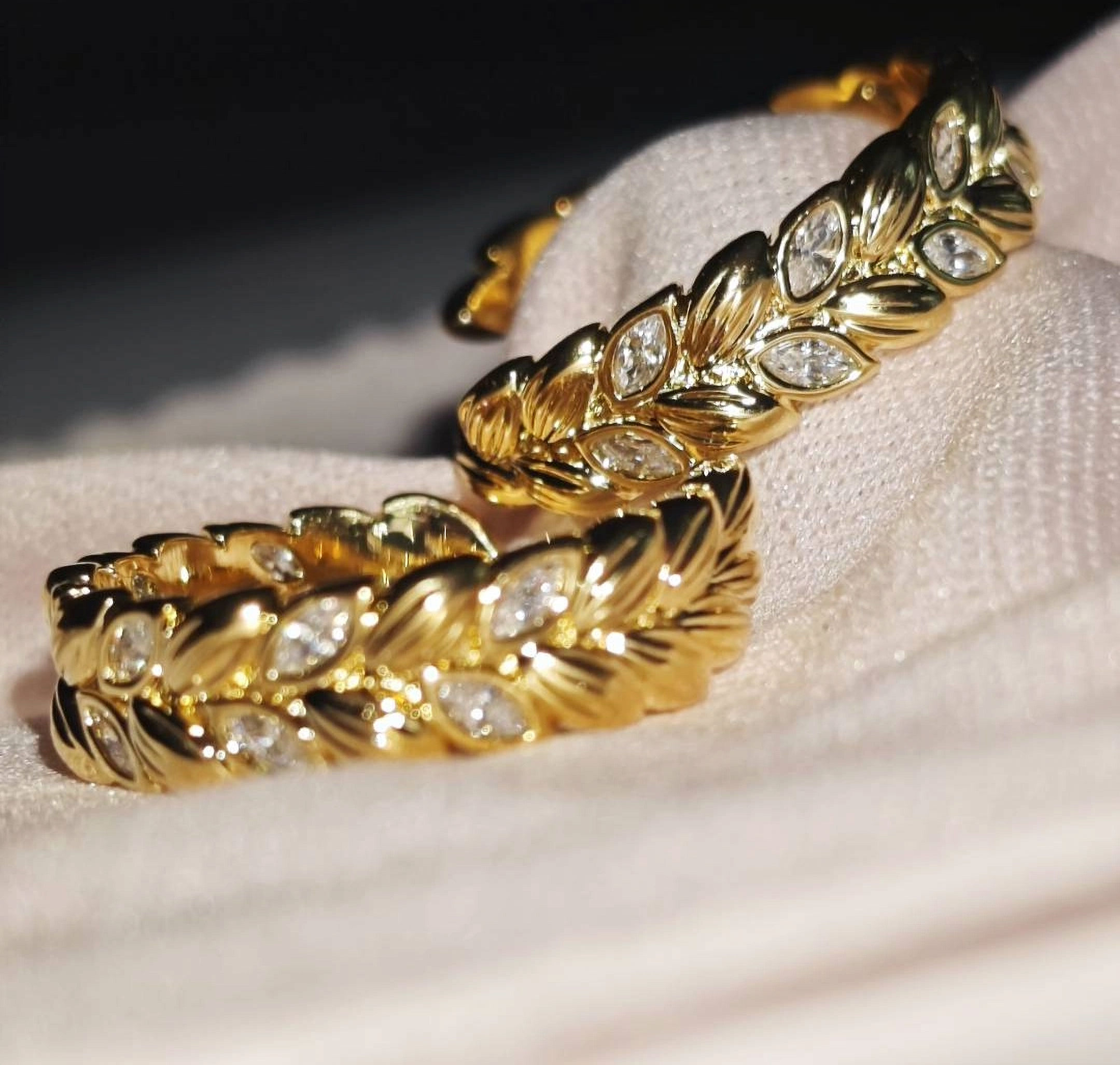 Golden Glimmer Ring