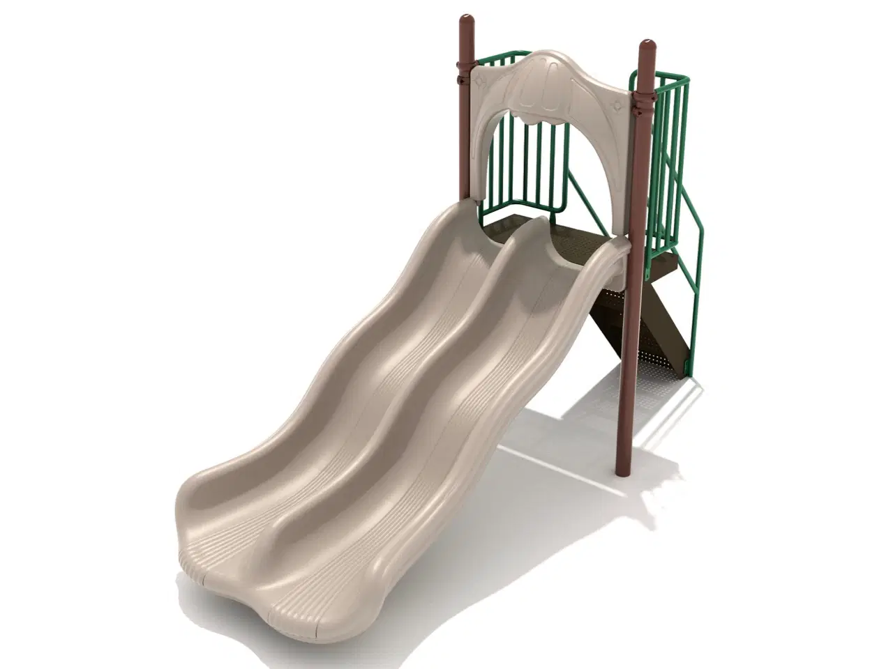4 Foot Double Wave Slide