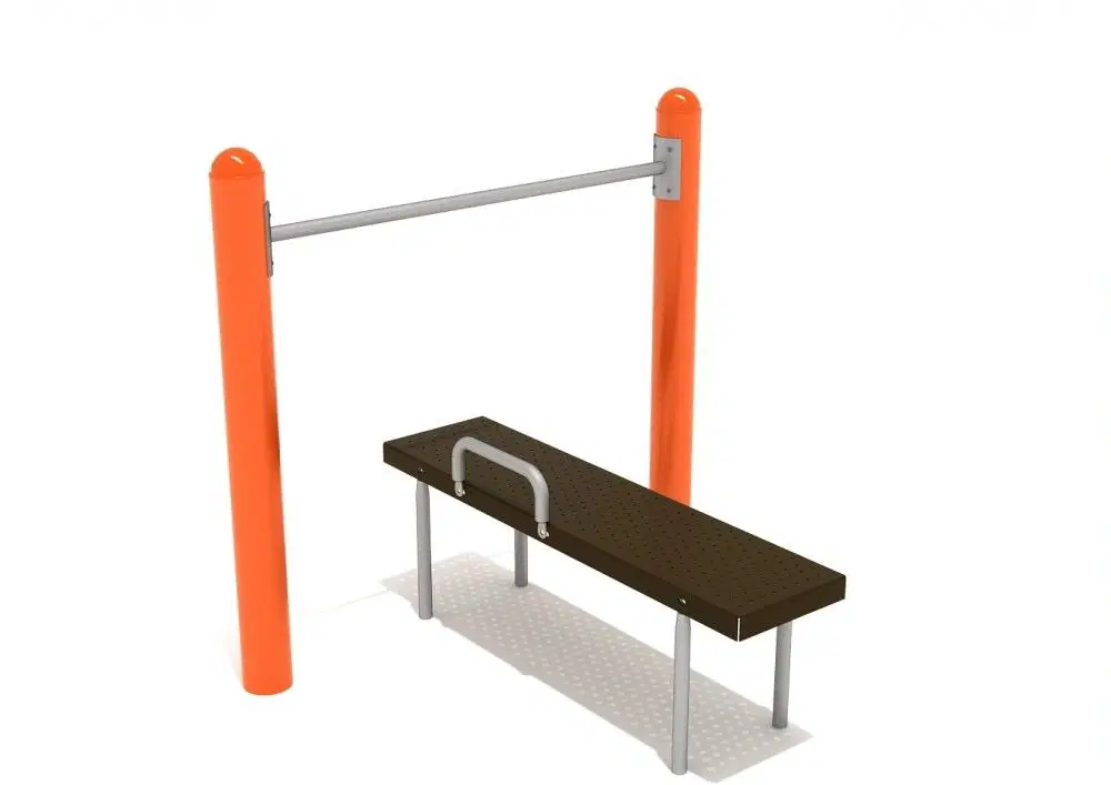 Assisted Chin Up Bar with Bench