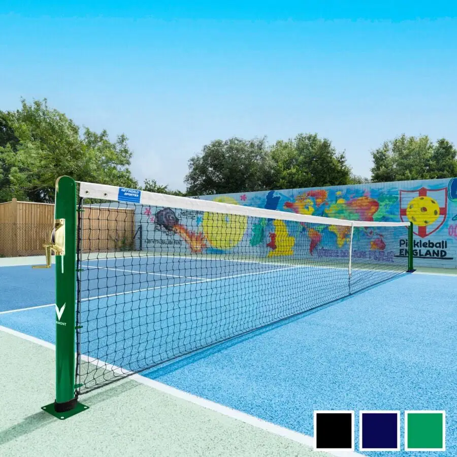 Pickleball Posts With Base Plates [3x Colors]