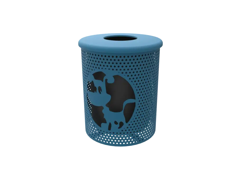 Dog Park Trash Receptacle