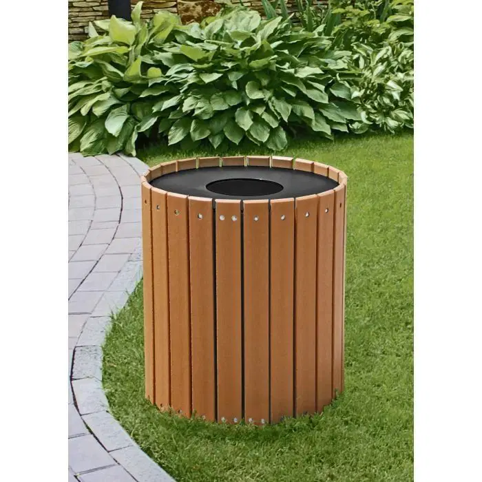 Standard Round Recycled Plastic Receptacle