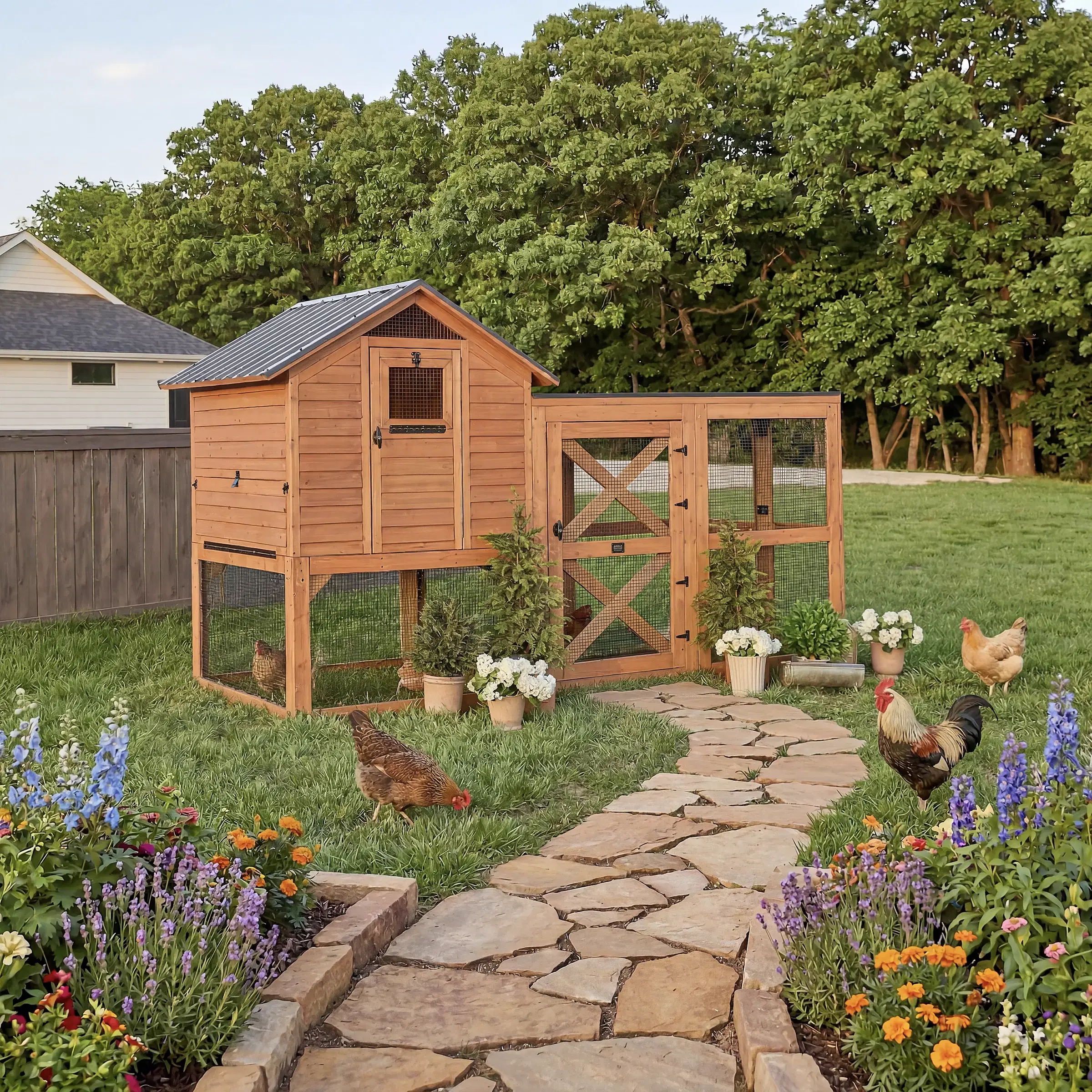 RUSTIC ROOTS CHICKEN COOP