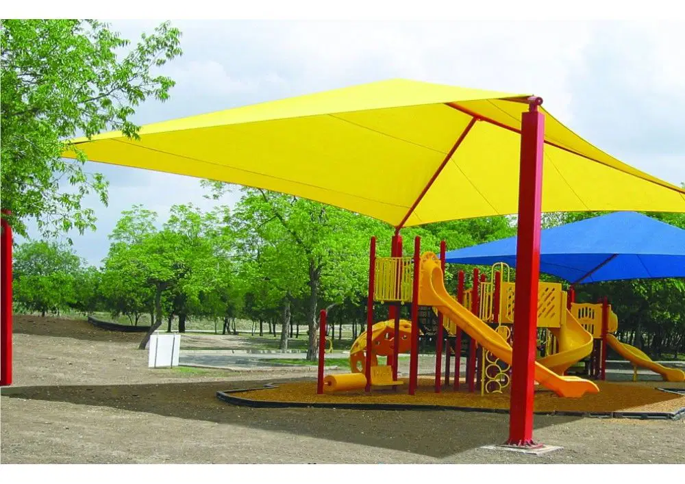 8 feet Entrance Height Rectangle Fabric Shade