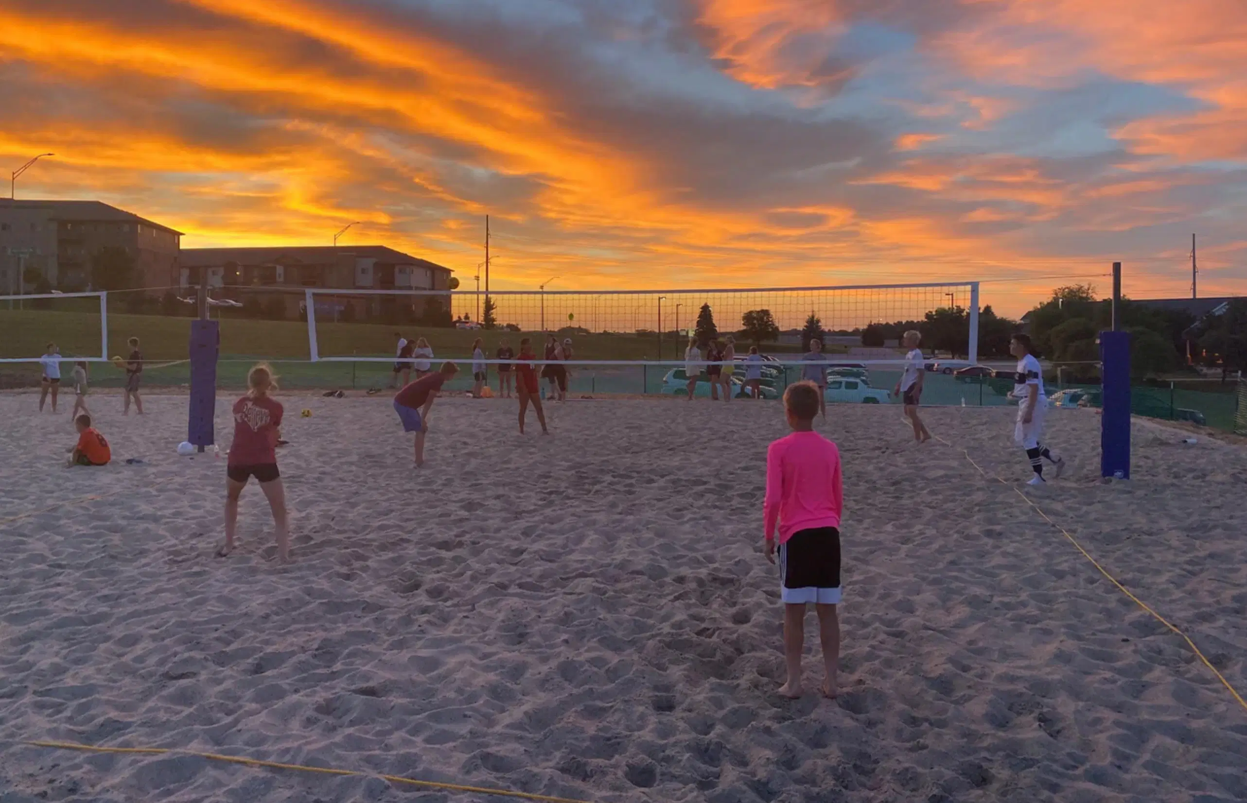 Match Point Competition Outdoor Volleyball Complete System