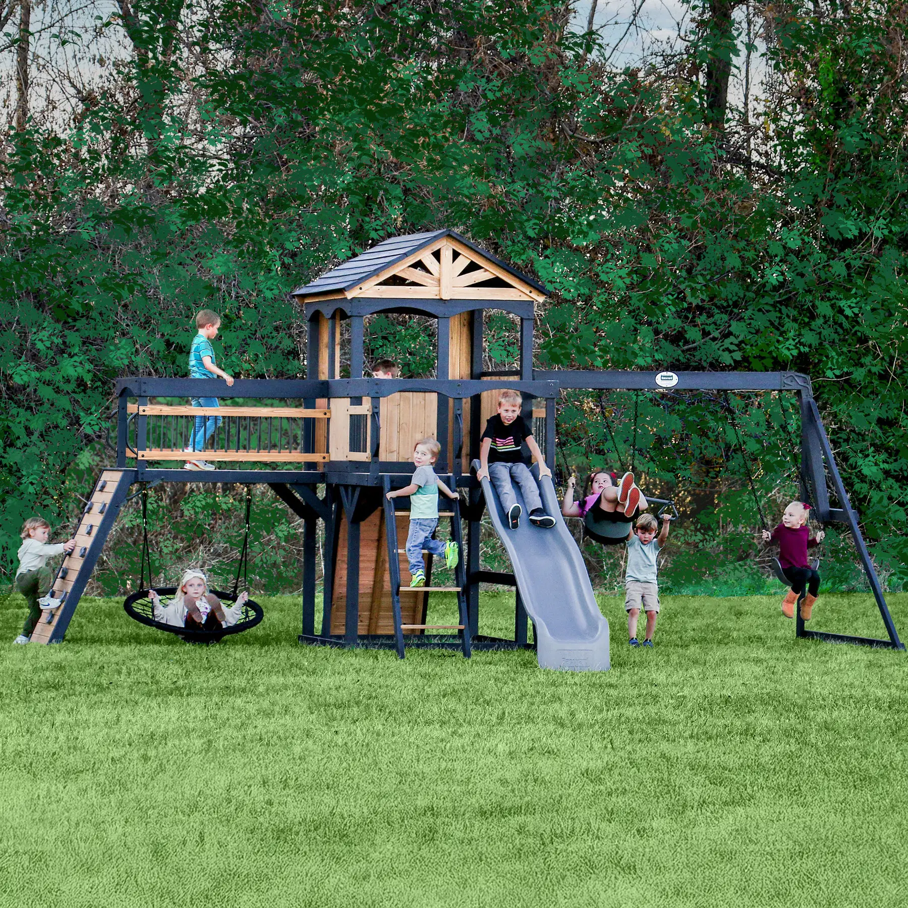 TIMBER CROSSING SWING SET