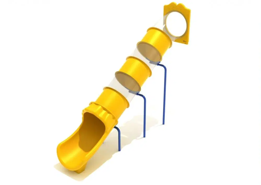 8 Foot Straight Tube Slide - Slide and Mounts Only