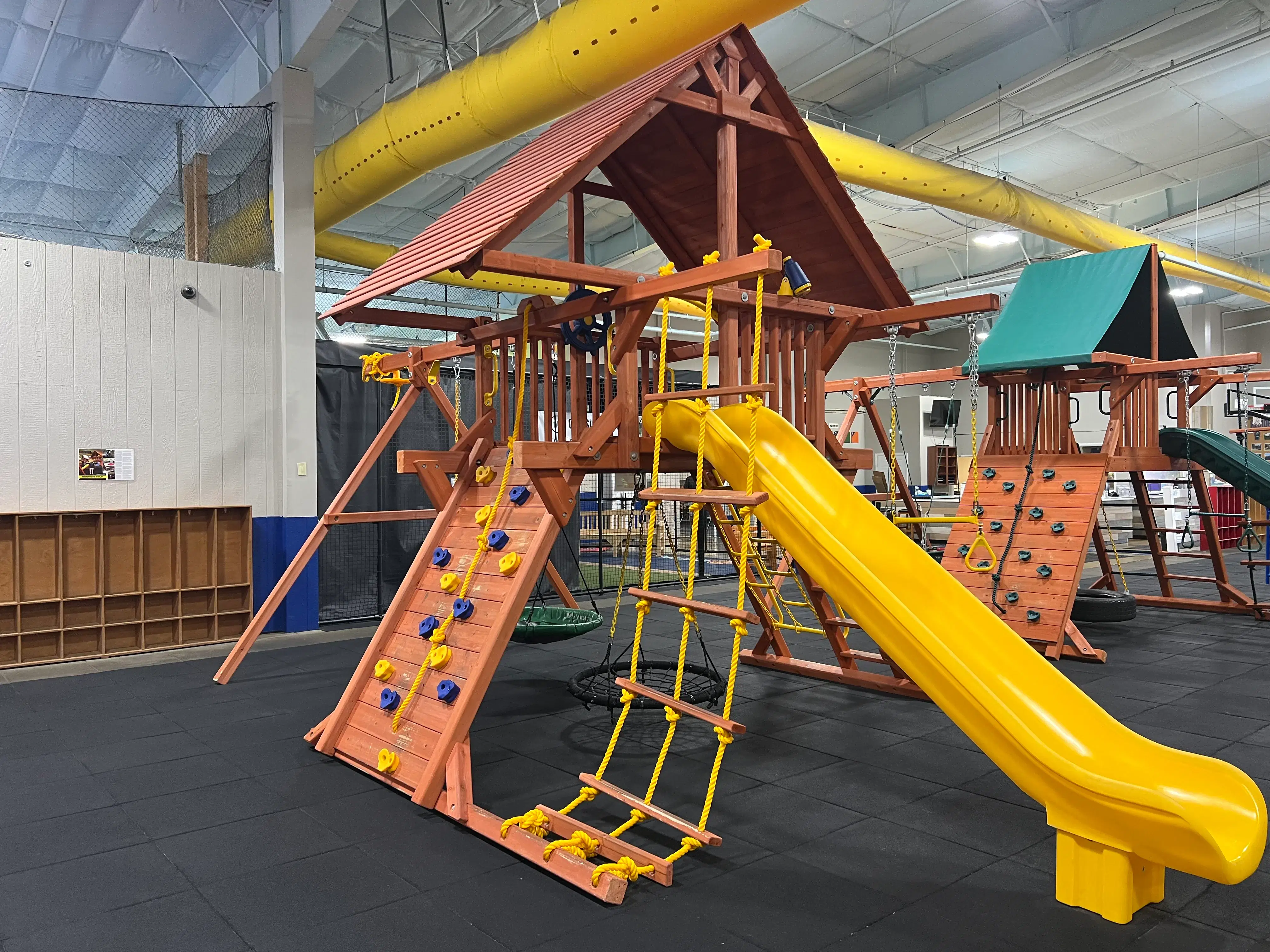 Turbo Deluxe Playcenter Combo 2 w/ Wood Roof - 27B